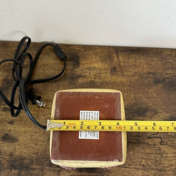 Scentsy Pinecone Wax Warmer No Lid, Tested Fall Rustic Retired 5" Height - Picture 8 of 15